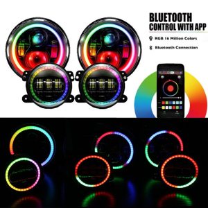 7-calowy reflektor LED Multi-Color Chasing Light