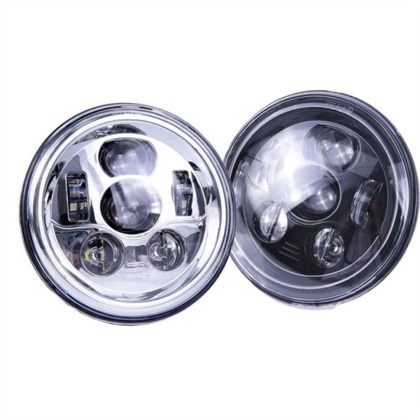 Morsun 12v 24v 58w Reflektor LED do Wrangler JK 7-calowy okrągły reflektor Wysoka martwa wiązka światła