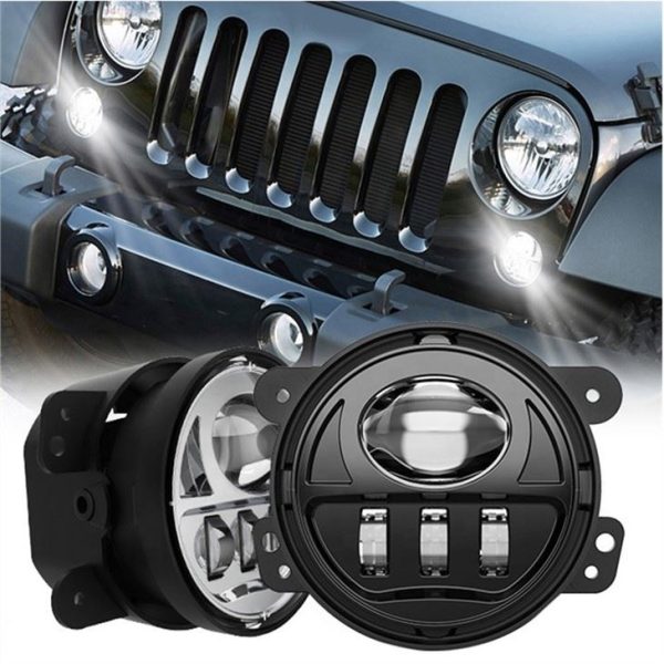 MORSUN Akcesoria samochodowe 4-calowe światło przeciwmgielne do Jeep wrangler jk LED światło przeciwmgielne