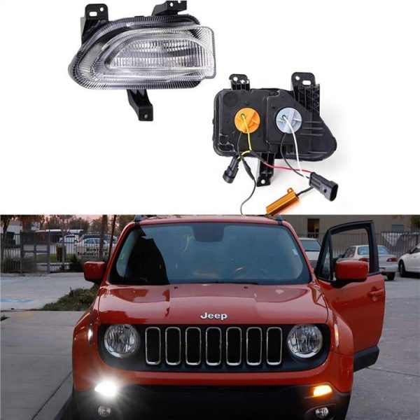 Akcesoria samochodowe Morsun Led światła do jazdy dziennej dla Jeep Renegade 2015-2018