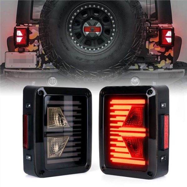 Morsun Akcesoria samochodowe Lampa tylna Lampa kierunkowskazu do 07-15 Jeep JK Wrangler