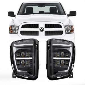 Morsun High Power LED zamiennik światła przeciwmgielnego z DRL kompatybilny z Dodge Ram 1500 Pickup 2013-2017