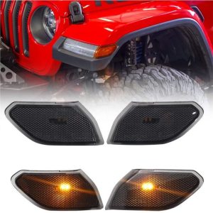 Lampka sygnalizacyjna Morsun LED Sidemarkers dla 2018+ Jeep JL Wrangler