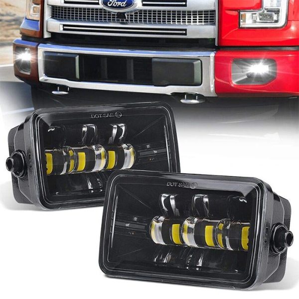 Morsun Square Super jasne światło przeciwmgielne LED do Ford F150 2015 kwadratowe lampy przeciwmgielne 2200 LM