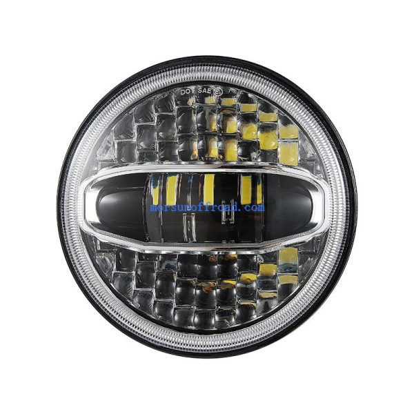 Nowe uniwersalne 7-calowe akcesoria do reflektorów motocyklowych Harley i Jeep JK Led Halo Light