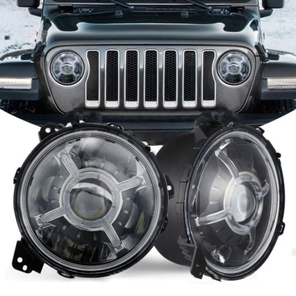 Nowy 9-calowy reflektor LED do Jeep Wrangler 2018+ JL DOT E-Mark